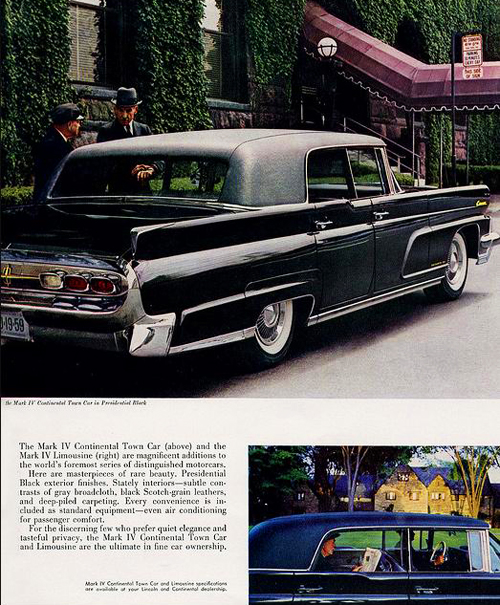 1959 Lincoln Town Car Vinyl Roof ad